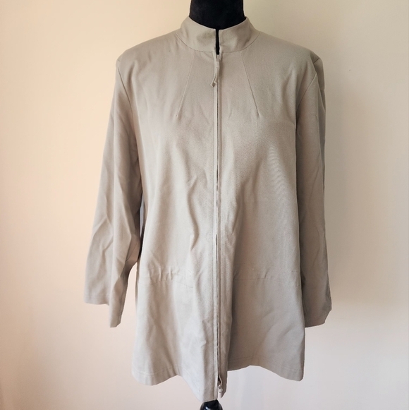 Eileen Fisher Jackets & Blazers - Eileen Fisher Women's Tan Jacket Size XL.